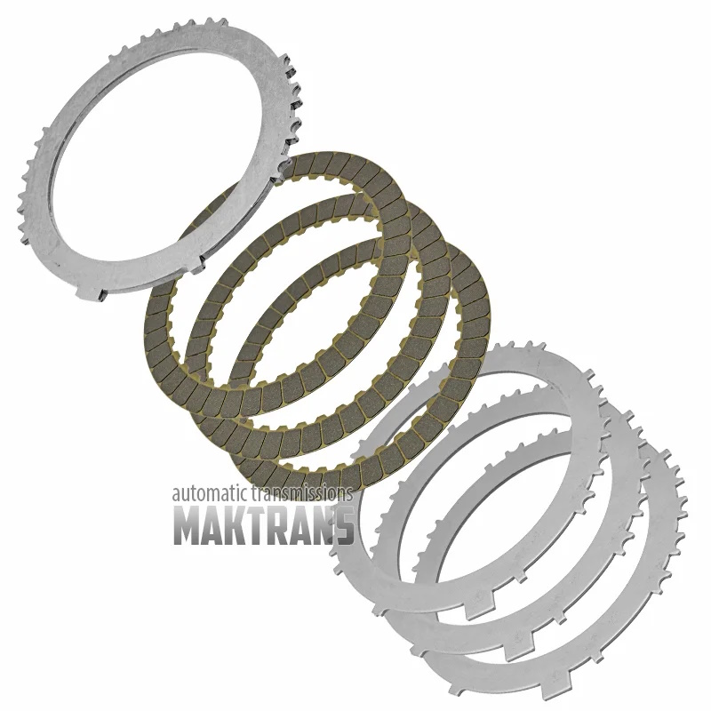 Zestaw tarcz ciernych i przekładek stalowych No.1 Brake TOYOTA AC60E AC60F [całkowita grubość zestawu 18,25 mm, 3 tarcze cierne]