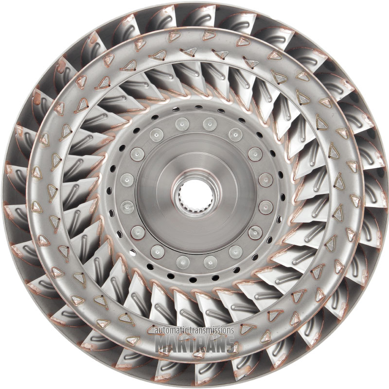 Koło turbiny sprzęgła hydrokinetycznego AW TF-60SN (09G) / GA6F21WA (Mini Cooper) / 46A210 24407598254
