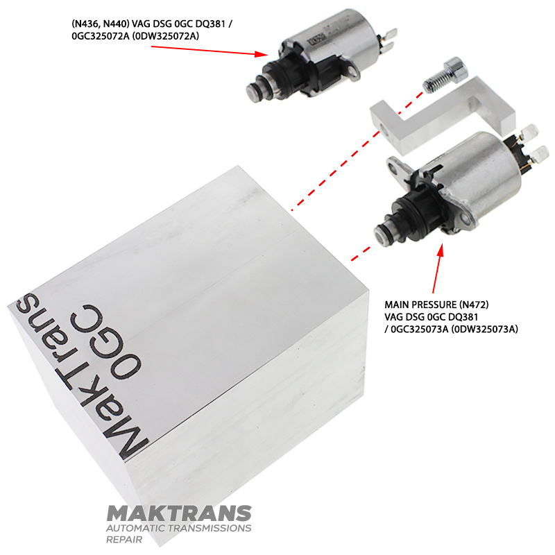 Adapter do sprawdzania elektrozaworów 0GC (DQ381)