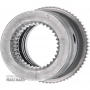Piasta bębna sprzęgła C ZF 8HP90 8HP90A / [wysokość całkowita 74,35 mm, wielowypusty: zewnętrzne 66 (Ø zewn. 54,75 mm), wewnętrzne 35 szt.]