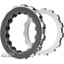 Zestaw tarcz ciernych i przekładek stalowych Low / Reverse Clutch Aisin Warner 03-70LS / 03-72LS / 26811-65DU0 / [5 tarcz ciernych, całkowita grubość zestawu 23,05 mm]
