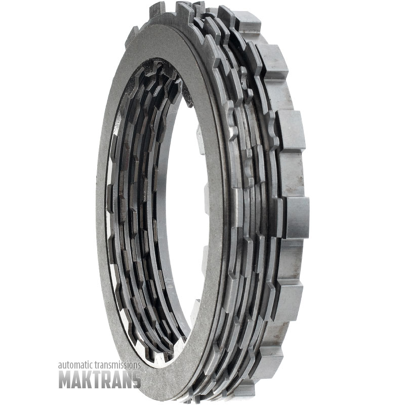 Zestaw tarcz ciernych i przekładek stalowych Low / Reverse Clutch Aisin Warner 03-70LS / 03-72LS / 26811-65DU0 / [5 tarcz ciernych, całkowita grubość zestawu 23,05 mm]