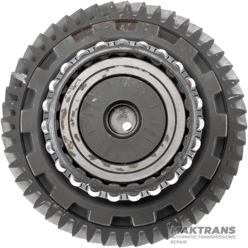 Wał pośredni mechanizmu różnicowego VAG 09G 09M 09K / (16 zębów (Ø zew. 60,80 mm), 48 zębów (Ø zew. 129,30 mm), przekładnia postojowa 14 zębów)