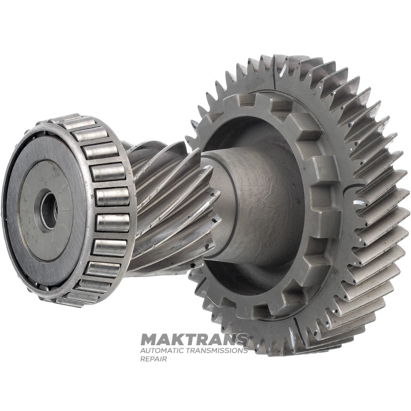 Wał pośredni mechanizmu różnicowego VAG 09G 09M 09K / (15 zębów (Ø zew. 55 mm), 48 zębów (Ø zew. 129,30 mm), koło parkingu 13 zębów)