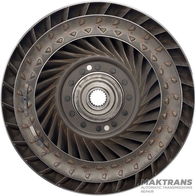 Koło turbiny sprzęgła hydrokinetycznego NISSAN RE4F03A / GD 325 / (średnica zewnętrzna 253,75 mm, 20 wypustów)