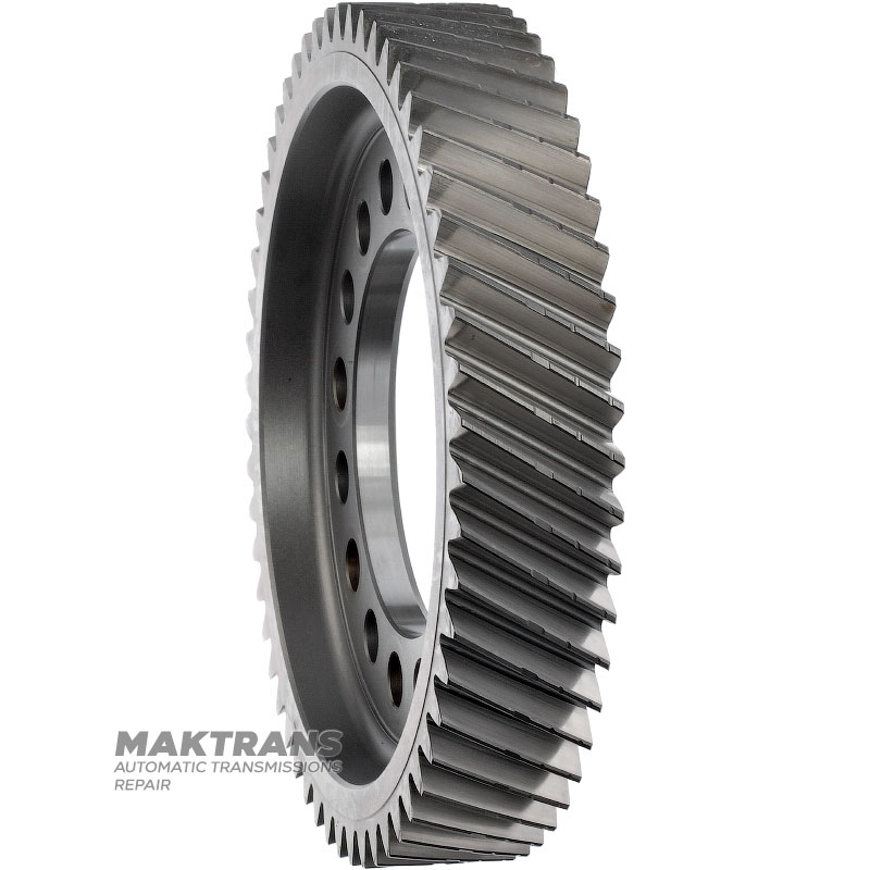 Koło zębate śrubowe mechanizmu różnicowego Hyundai / KIA A8MF1 458324G600 (55 zębów, średnica zewnętrzna 195,25 mm, 3 nacięcia)