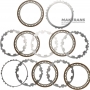 Komplet tarcz ciernych i przekładek stalowych Low/Reverse Clutch Hyundai/KIA A8MF1 456254G600 (5 tarcz ciernych, całkowita grubość zestawu 16,60 mm)