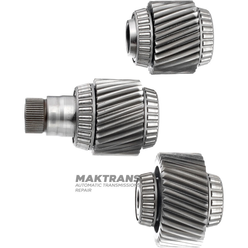 Komplet kół zębatych walcowych skrzyni rozdzielczej ZF 5HP19 FAU – 34 zęby (Ř zew. 101,90 mm), 29 zębów (Ř zew. 86,30 mm), 28 zębów (Ř zew. 85,70 mm)