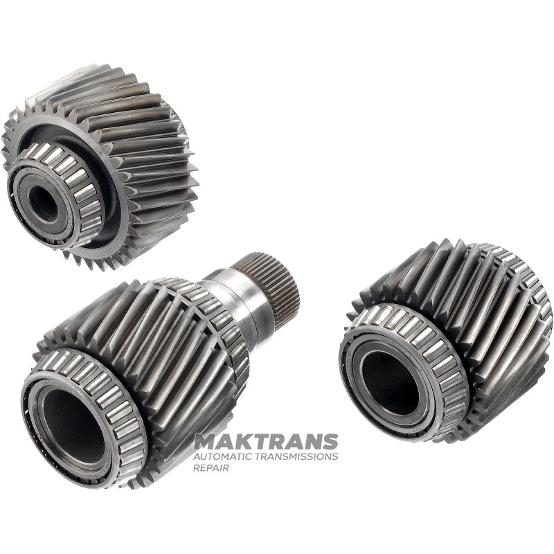 Zestaw przekładni zębatych walcowych ZF 5HP19 FAU - 34 zęby (Ř zew. 102 mm), 29 zębów (Ř zew. 86,30 mm), 29 zębów (Ř zew. 86,10 mm)