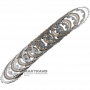 Komplet tarcz stalowych i ciernych Low/Reverse Clutch Hyundai/KIA A8MF1 456254G600 (7 tarcz ciernych, całkowita grubość zestawu 25 mm)