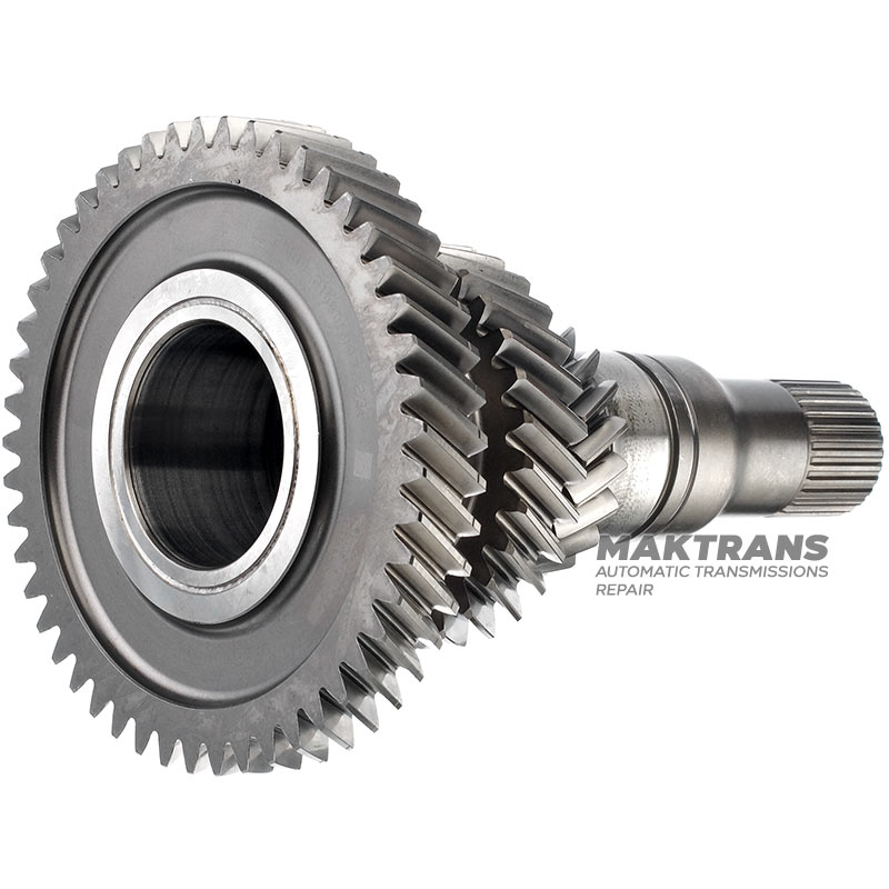 Wał wejściowy K2 Hyundai / KIA DCT D8LF1 (D8F48W) - 432002N030 (długość wału 178 mm, 19 zębów (Ř zew. 52,20 mm), 29 zębów (Ř zew. 79,25 mm), 23 zębów (Ř zew. 66,90 mm), 49 zębów (Ř zew. 66,90 mm) Ř 122,25 mm)