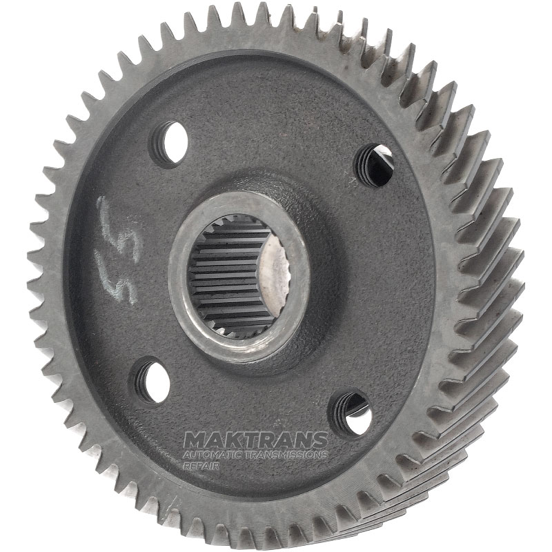 Koło zębate napędzane wałka mechanizmu różnicowego A4AF3 A4BF2 - 55 zębów (Ř zewnętrzna 134,80 mm), 27 wypustów