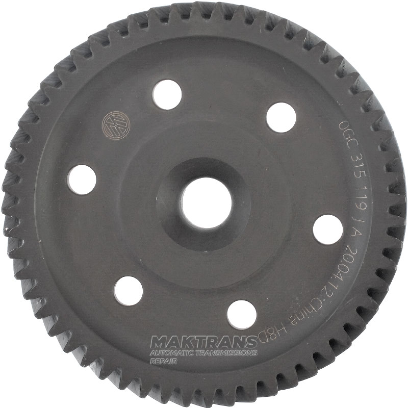 Koło zębate napędzane pompy oleju VAG DSG DQ381 0GC 0GC315119J - 56 zębów (Ř zew. 84,10 mm)