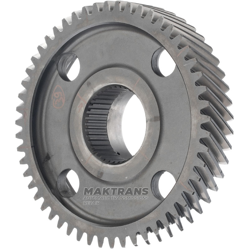 Koło napędowe wału mechanizmu różnicowego A4AF3 A4BF2 - 53 zęby (Ř zewnętrzna 130,15 mm), 39 wypustów
