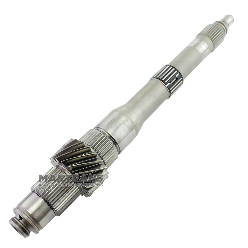 Wał wejściowy K1 VAG eHybrid DQ400 0DD - długość 344 mm, 18 zębów (Ř zew. 49,60 mm)