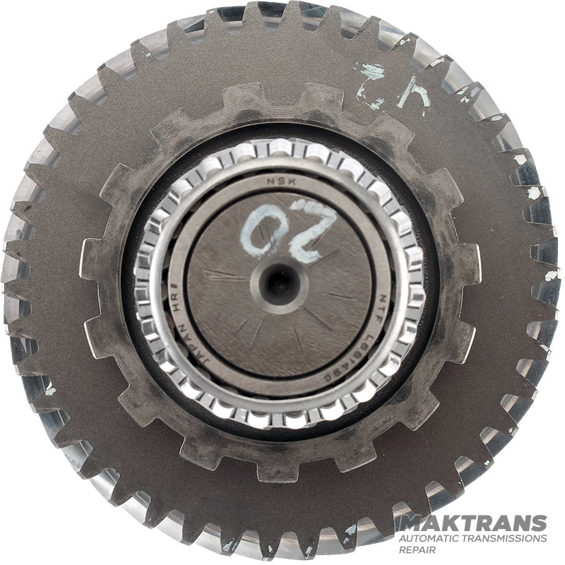 Mechanizm różnicowy pośredniego JATCO JF404 / RE4R05A 001323855B - 20 zębów (Ř zew. 55,95 mm) / 42 zębów (Ř zew. 126,80 mm)