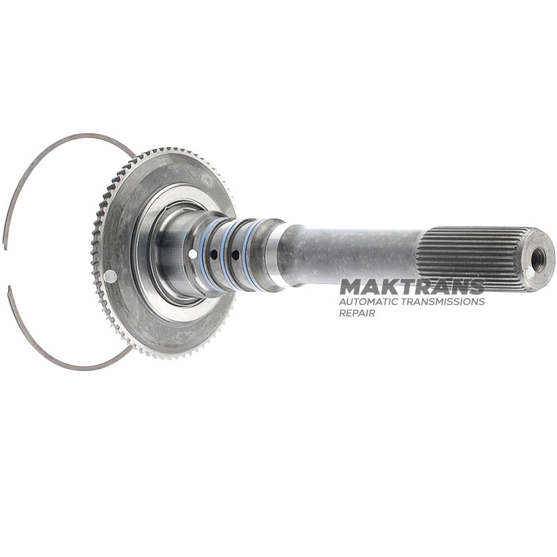 Wał wyjściowy SsangYong DSI-6 / DSI M78 0574-671012 - długość główna 235 mm, 38 wypustów (Ř zewnętrzna 30,65 mm)