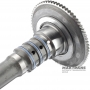 Wał wyjściowy SsangYong DSI-6 / DSI M78 0574-671012 - długość główna 235 mm, 38 wypustów (Ř zewnętrzna 30,65 mm)