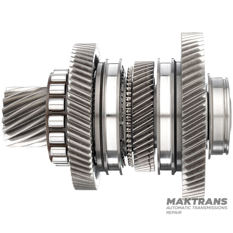 Wał napędowy mechanizmu różnicowego nr 1 VAG eHybrid DQ400 0DD - 17 (Ř 56,35 mm) / 63 (Ř 135,40 mm) / 51 (Ř 101,90 mm) / 63 (Ř 153,80 mm)