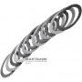Komplet tarcz stalowych i ciernych C1 Sprzęgło SsangYong DSI-6 / DSI M78 0578-166053 - 5 tarcz ciernych (całkowita grubość zestawu 24,60 mm)