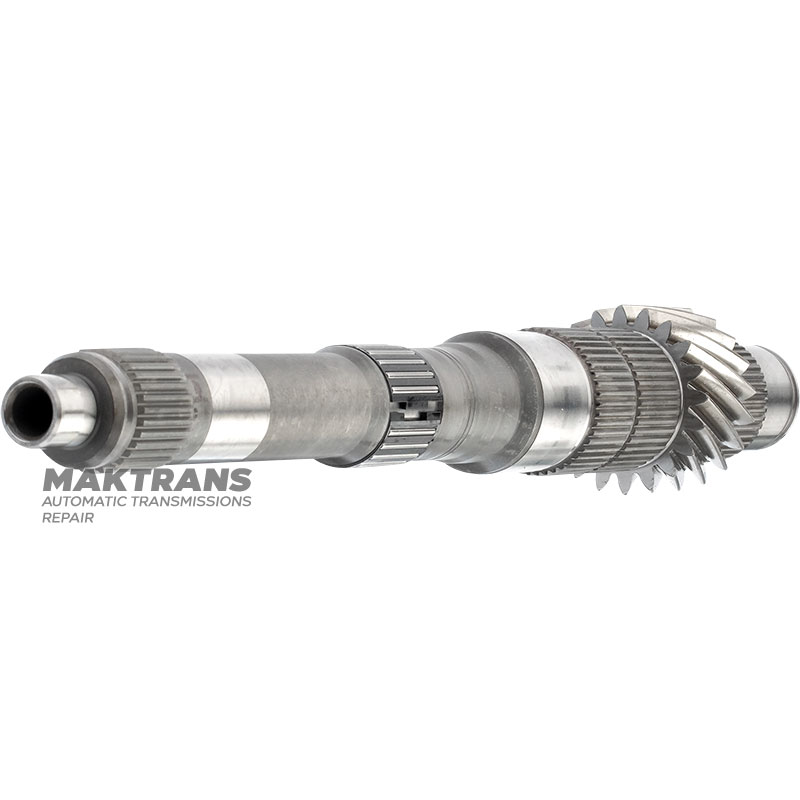 Wał wejściowy K1 VAG DSG DQ381 0GC - długość 339 mm, 20 zębów (zewn. 50 mm) na kole zębatym