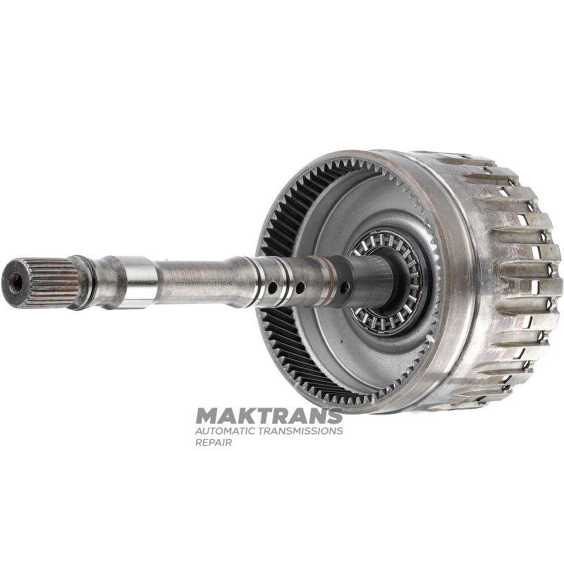 Wał wejściowy / bęben E Sprzęgło (bez zestawu tarcz, bez tłoków) ZF 6HP19 (BMW) / [całkowita wysokość wału 297 mm, korona 71 zębów] - używane i sprawdzane