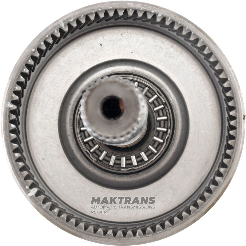 Wał wejściowy / bęben E Sprzęgło (bez zestawu tarcz, bez tłoków) ZF 6HP19 (BMW) / [całkowita wysokość wału 297 mm, korona 71 zębów] - używane i sprawdzane