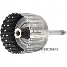 Wał wejściowy / bęben E Sprzęgło (puste, bez tłoków i tarcz) ZF 6HP26 ZF 6HP28 1068102390 - (całkowita wysokość wału 308 mm, zewnętrzna średnica wału u podstawy bębna 30 mm)