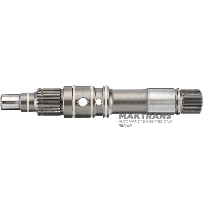 Wał wejściowy JATCO JF017E – długość wału 170,85 mm, 20 rowków (średnica zewnętrzna 21,80 mm) / 22 rowki (średnica zewnętrzna 24,45 mm)