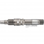 Wał wejściowy JATCO JF017E – długość wału 170,85 mm, 20 rowków (średnica zewnętrzna 21,80 mm) / 22 rowki (średnica zewnętrzna 24,45 mm)