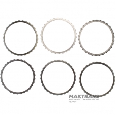 Komplet stali i tarcz ciernych A Clutch ZF 6HP19 - grubość 3 mm, w komplecie 5 tarcz