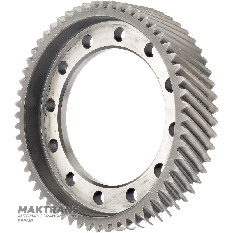 Koło zębate mechanizmu różnicowego TF-60SN 09G - 58 zębów (Ř zew. 195,90 mm), 2 nacięcia, 12 otworów montażowych
