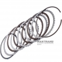 Stal i komplet tarcz ciernych B06 Hamulec NISSAN GE9R01A / JATCO JR913E - całkowita grubość kompletu 19,30 mm, 4 tarcze cierne