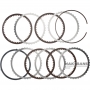 Stal i komplet tarcz ciernych B06 Hamulec NISSAN GE9R01A / JATCO JR913E - całkowita grubość kompletu 19,30 mm, 4 tarcze cierne