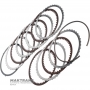 Stal i komplet tarcz ciernych B06 Hamulec NISSAN GE9R01A / JATCO JR913E - całkowita grubość zestawu 23,30 mm, 5 tarcz ciernych