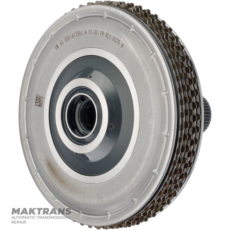 Sprzęgło bębnowe SILNIKA (Gen2) VAG eHybrid 0DD DQ400 0DD141759J - 5 tarcz ciernych, 40 rowków (ø zewn. 33,60 mm)