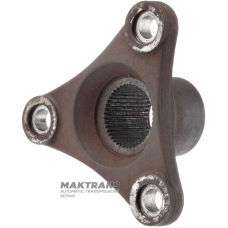 Kołnierz wylotowy GM 6L45/6L50 — 43 wypusty, 3 otwory montażowe (91 mm od środka do otworu)