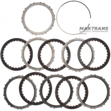 Komplet tarcz stalowych i ciernych Overdrive Clutch R4A51 R5A51 V4A51 V5A51 - (5 tarcz ciernych, całkowita grubość zestawu 25,30 mm)