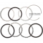 Komplet stali i tarcz ciernych Reverse Clutch A4CF1 4554423300 - 3 tarcze cierne (całkowita grubość kompletu to 18,30 mm)
