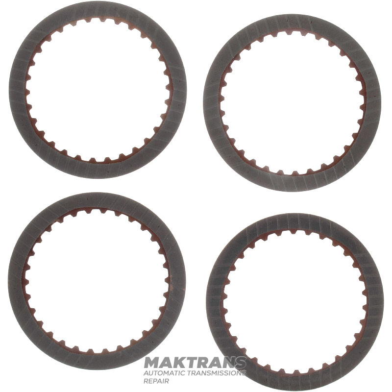 Zestaw tarcz ciernych Overdrive Clutch A4CF1 4552423000 - 4 tarcze cierne (średnica zewnętrzna 137 mm, 30 zębów, grubość 1,70 mm)