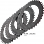 Zestaw tarcz ciernych C1 Clutch ALLISON 4000 - w zestawie 4 tarcze cierne (grubość 3,20 mm, średnica wewnętrzna 132,20 mm, 38 zębów)
