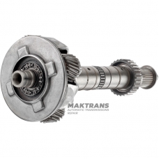 Centralna przekładnia planetarna / wał wyjściowy Mercedes-Benz 722.6 (ze sprzęgłem wielowypustowym / adapterem) - długość wału 331 mm, 4 koła zębate (22 zęby / wysokość 25 mm)