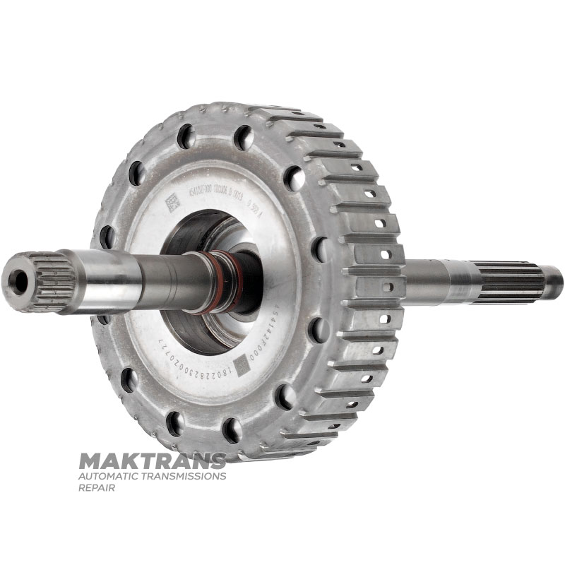 Wał wejściowy / bęben 3-5-R (pusty, bez tarcz i gumowego tłoka) A6GF1 454102F000 - całkowita długość wału 321 mm