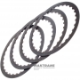 Zestaw tarcz ciernych C Clutch 6R80 - 4 tarcze cierne (grubość 2,10 mm, średnica zewnętrzna 187,35 mm, 30 zębów)
