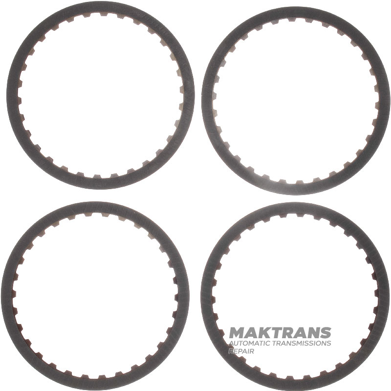 Zestaw tarcz ciernych C Clutch 6R80 - 4 tarcze cierne (grubość 2,10 mm, średnica zewnętrzna 187,35 mm, 30 zębów)