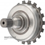 Wał pośredni z kołnierzem ZF 5HP19 5HP19A 1056 232 085 — (wysokość całkowita 111 mm, 34 wypusty (Ř zewnętrzna 27,50 mm)