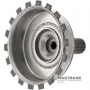 Wał pośredni z kołnierzem ZF 5HP19 5HP19A 1056 232 085 — (wysokość całkowita 111 mm, 34 wypusty (Ř zewnętrzna 27,50 mm)