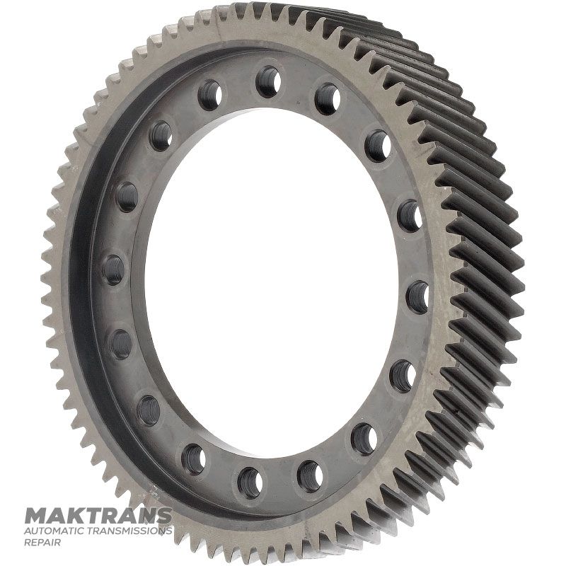 Koło zębate mechanizmu różnicowego NISSAN INFINITY JATCO JF403E RE4F04A RE4F04B 3810180X80 3810180X15 - 74 zęby (Ř zewnętrzna 207,70 mm), 16 otworów montażowych