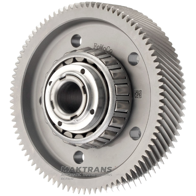 Wał pośredni mechanizmu różnicowego Ford HF45 ECVT PZ18-7H348-BA PZ18-7H346-BC 238296397 20557198-Koło zębate pierwotne 19 zębów (nar. X 81,65 mm, 2 nacięcia), koło prowadzące 89 zębów (nar. X 149,75 mm, bez uwag)