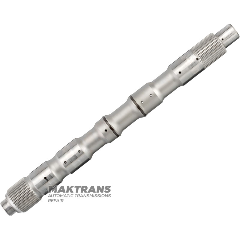 Wał wejściowy (wał wtórny) RE5R05A JR507E JR509E 3148190X07 3148190X04 - długość wału 374 mm, 32 wypusty (zewnętrzna Ø 32,40 mm) / 36 wypustów (zewnętrzna Ø 37,60 mm)